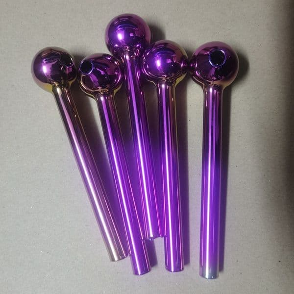 2026 New 10Pcs 10Cm/ 4 Inch Pipes Colorful Glass Burner Pipe Glass Tube Smoking Pieps Handcraft Free Shipping