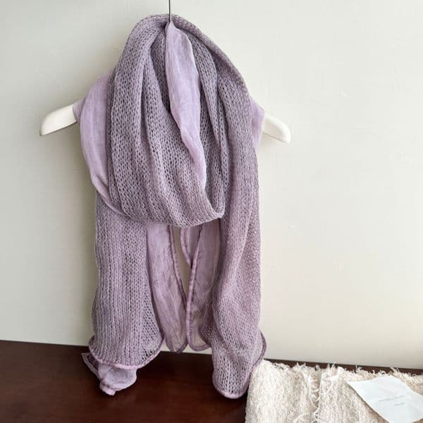 High quality autumn and winter simple splicing long shawl --89662
