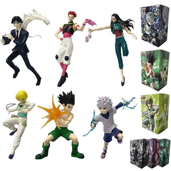 2026 New New 15-23Cm X Hunter Chrollo Lucilfer Anime Hisoka Action Figure Killua Zoldyck Kurapika Figurine Collectible Model Txj250103 Designer Toy