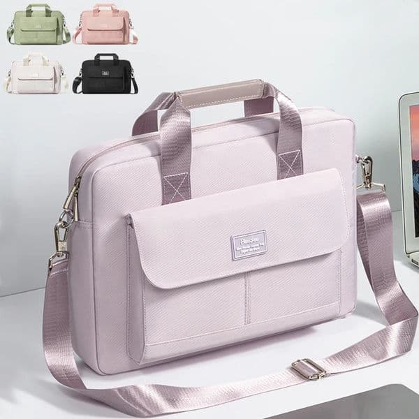 Laptop Shoulder Bag Women Briefcase Handbag for MacBook Pro 14 M3 M2 M1 A2918 A2992 A2779 A2442 Air 13.6 13.3 A3113 A2681 A2338 250102