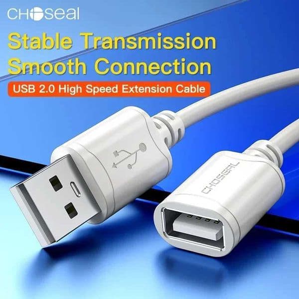 CHOSEAL USB 2.0 Extension Cable AM/AF For TV Laptop PC Keyboard High Speed USB Data CableXJ250103