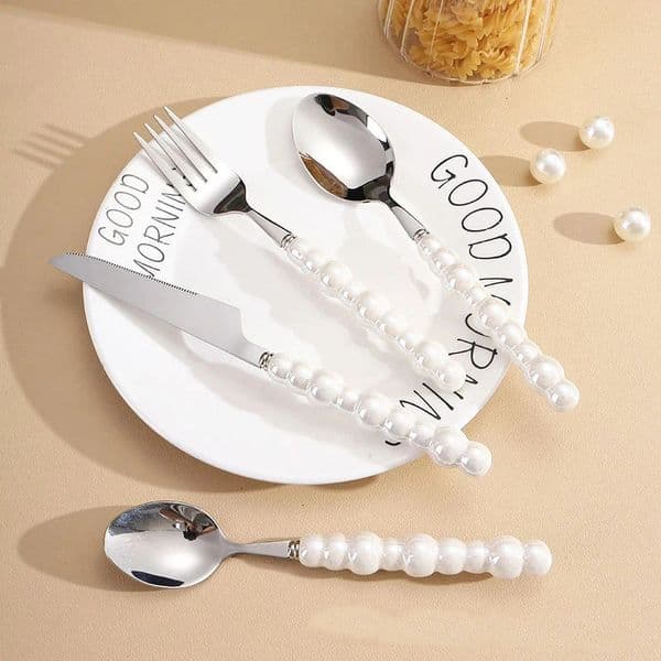 16 piece pearl tableware set Ins creative style gift used for home tableware wedding tableware decorative items wedding families 250102