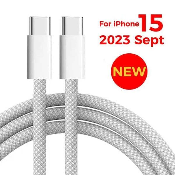 PD 60W USB C to USB Type C Cable Fast Charge For 15 16 Pro Plus Pro MAX iPad Dual Type C Data Line For S22 23XJ250103