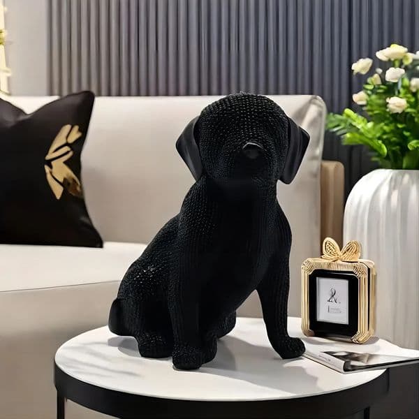 Beaded resin dog statue living room decoration home decoration dog pet enthusiast table centerpiece room decoration office/shelf decoration. 250102BJ