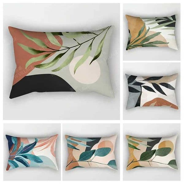 Nordic fall home decor 30*50 throw pillow case sofa modern boho living room Cushion cover 30x50cm 40x60*40 plant pillowcaseXJ250102