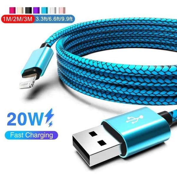 Quick Charge USB Cable For 14 13 12 11 Pro Max Xs X XR 8 7 6 6s Plus SE 2 iPad Long Wire Data Charger Cord 1m 2m 3mXJ250103