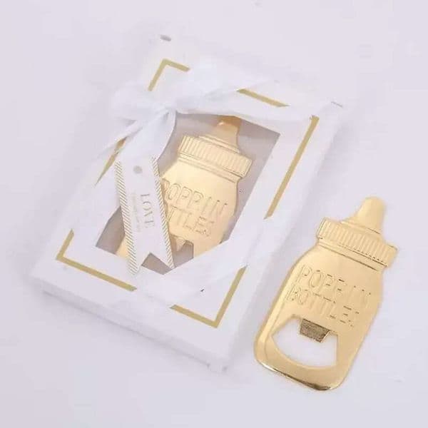 Shower Return Favors Guest Baby Shaped Bottle Opener With Gift Box C0823