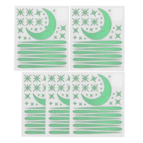 5 glowing stars shining in the dark stickers for rens creative and cute gift decoration moon stickers kindergarten ceiling birthday 250102