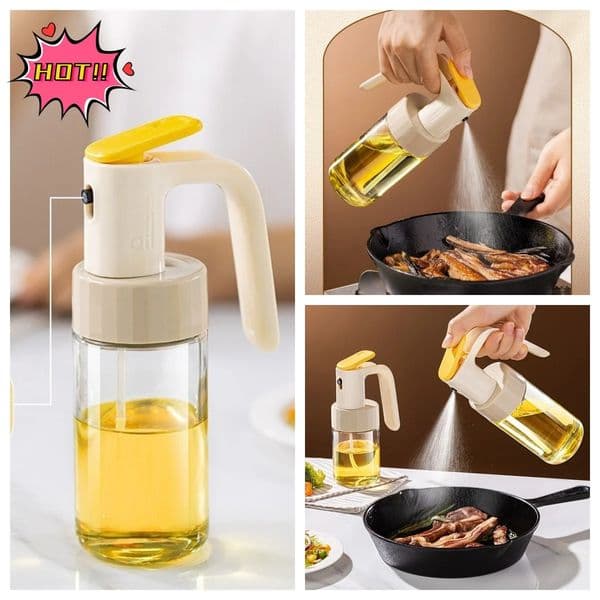 Kitchen household glass spray oil bottle perfume organic air freshener spray cooking oil mist tank 250102