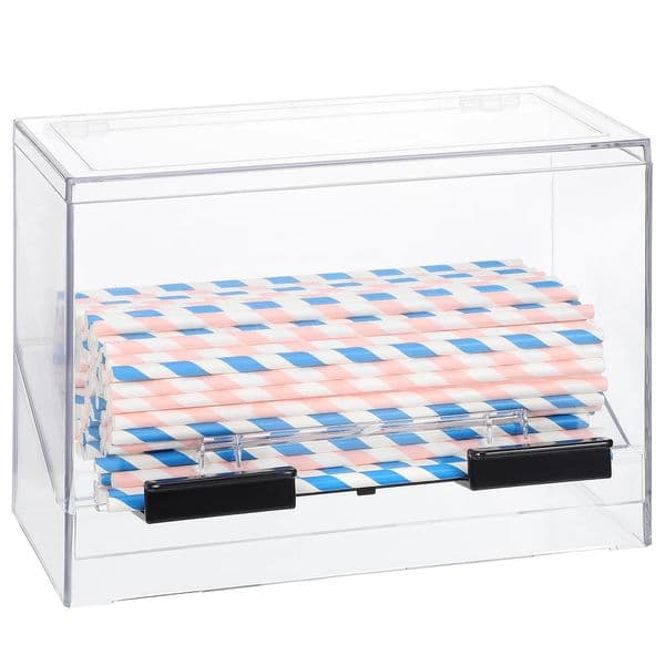 Organizer with Cover Self-service Straw Box S Coffee Dispenser 2300X1700X1100CM Acrylic Pencil Drinking Dispensers 241231