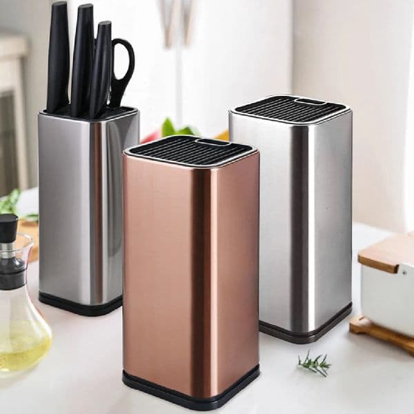 Stands for Knives Kitchen Tools Kitchen Bar Knife Storage Block Kitchen Accessories Knife Stand Holder Block High Quality 250102BJ