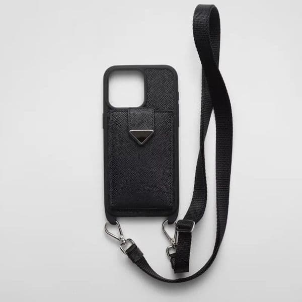 Crossbody iPhone Case for 16 Pro Max 15 14 13 12 Leather Designer Wallet Phone Plus Women Men strap lanyard Cover with Card Holder Q26042