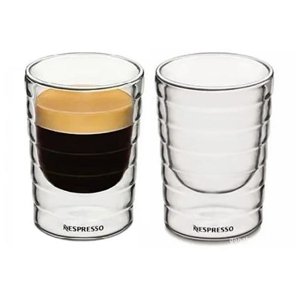 Nespresso Coffee Mug Heat Resistant Double Wall Tea Glass Cup Beer Handmade Creative Cold Beverage Transparent Drinkware 241226