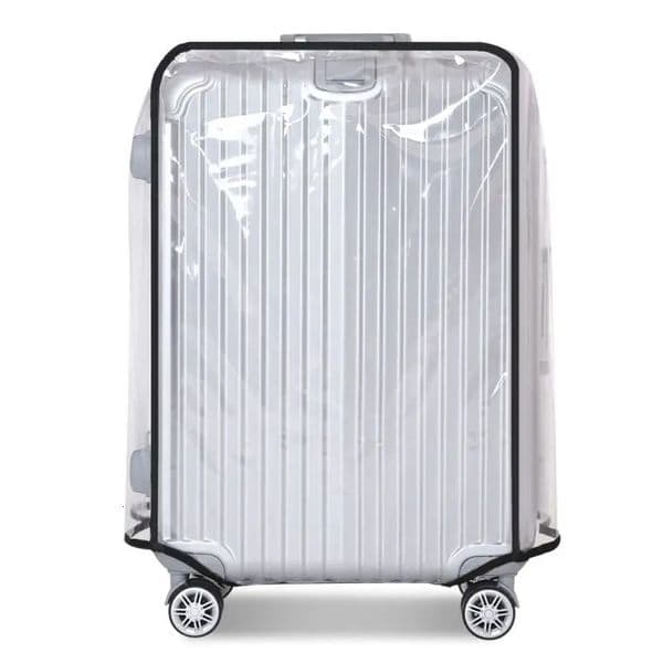 Clear PVC Suitcase Cover Protectors 18 20 22 24 26 28 30 Inch PVC Transparent Travel Luggage Protector for Carry on 250103
