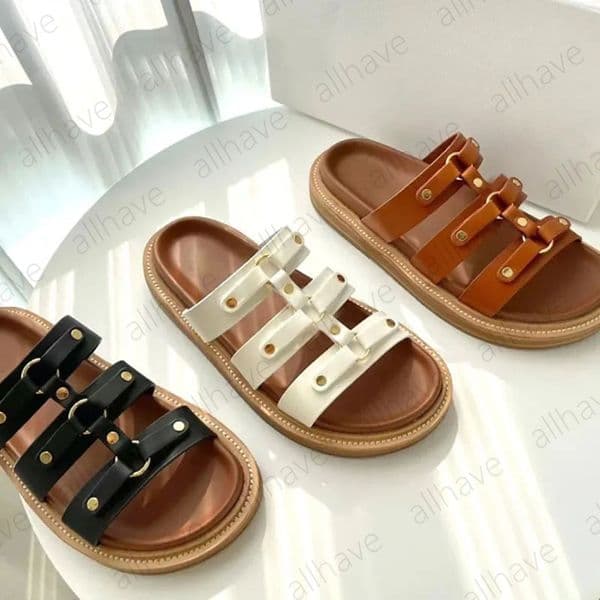 Designer sandals Gladiator Mule slippers Designer slide woman Flip flops sandale Mules Casual Shoe Slippers Flat Summer Beach Slide size35-42