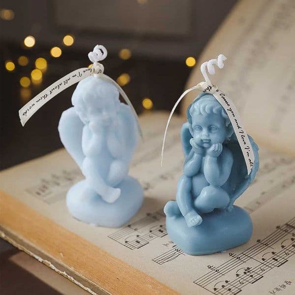 Little Angel Incense Candles Instable Birthday Decoration Handmade Incense Candles M250106