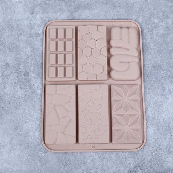 Chocolate bars waffle making molds practical chocolate making tools aromatic candles silicone molds food grade silicone baking products M250106