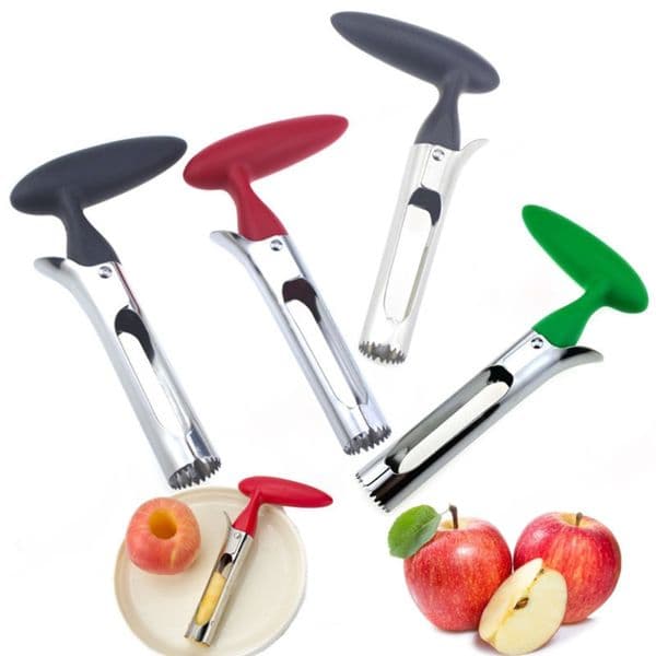 Stainless Steel Apple Core Cutter Knife Corers Fruit Slicer Multi-function Cutting Vegetable Pear Core Removed Kitchen Tools