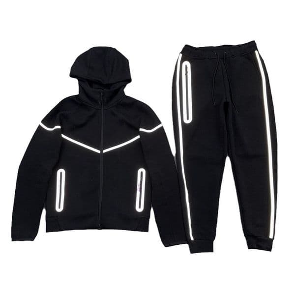 Mens Tracksuits Tech Fleece Tracksuit Designer Tracksuit Hooded Jackets Space Cotton Trousers Womens Thick Reflective Coats Bottoms Men Joggers Running Jumper