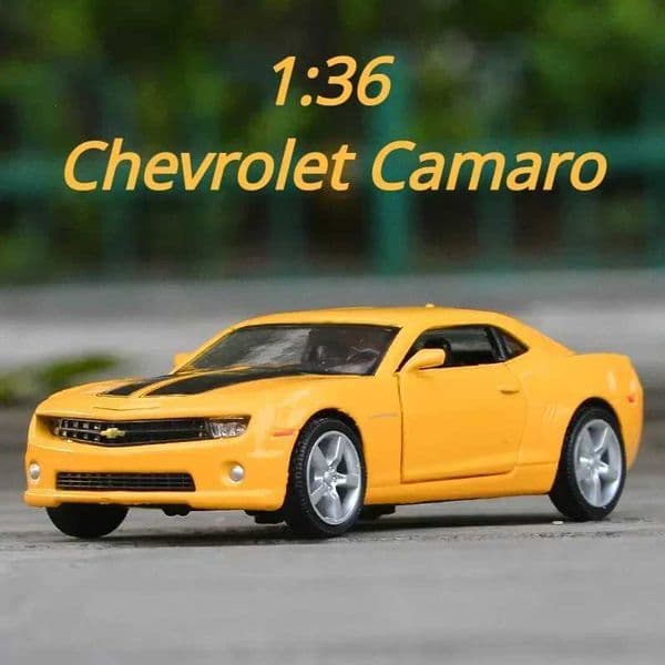 1 36 Chevrolet Camaro Classic Car Alloy Sports Car Model Diecasts Metal Toy Car Model High Simulation Series Childrens Gift W250106