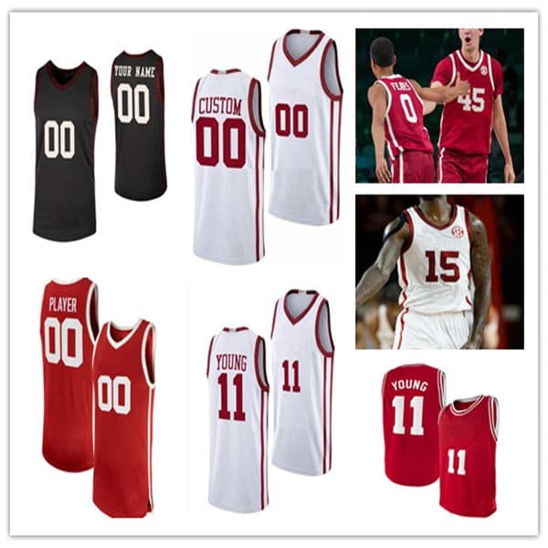NCAA College Basketball Jerseys Jeremiah Fears Jalon Moore 15 Miles Kobe Elvis Sam Godwin Glenn Taylor Jr. Brycen Goodine Trae Young 4XL
