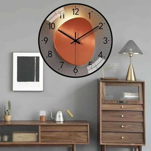 Battery Operated Digital Wall Clock Modern Silent NonTicking Wall Clock for Bedroom Wall Clocks Kitchen and Office Decor W250924