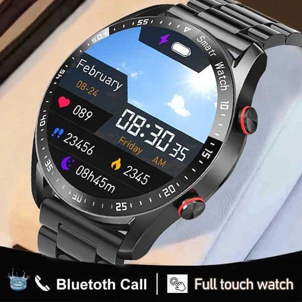 ECG+PPG etooth Call Smart Watch Men Health Heart Rate Blood Pressure Fitness Sports Watches Man Sports Waterproof SmartwatchXJ250108