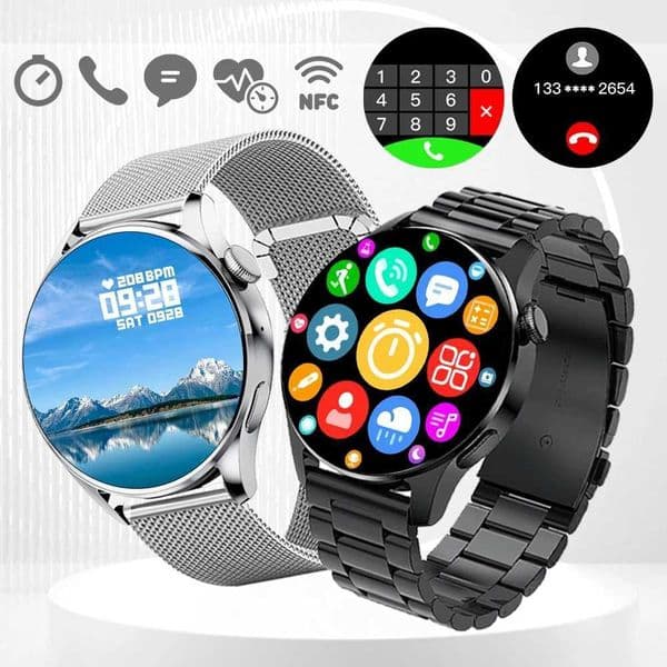 Smart Watch New Heart Rate Monitor etooth Call Sports Mode 1.28 Round Smartwatch For Android IOS Phone Men Women GiftXJ250108