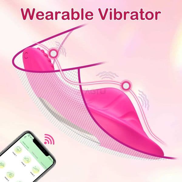 APP Control Wearable Vibrator Wireless Bluetooth Women Clitoris Stimulate G-Spot Vibrating Female Panties Sex Toys for Adults gbamboo2017