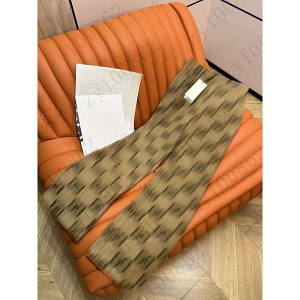 Women Pants Brand pant designer womens Jacquard letter trousers Fashion logo pants vacation casual spring wide-leg suit pants trousers Jan 09 8555