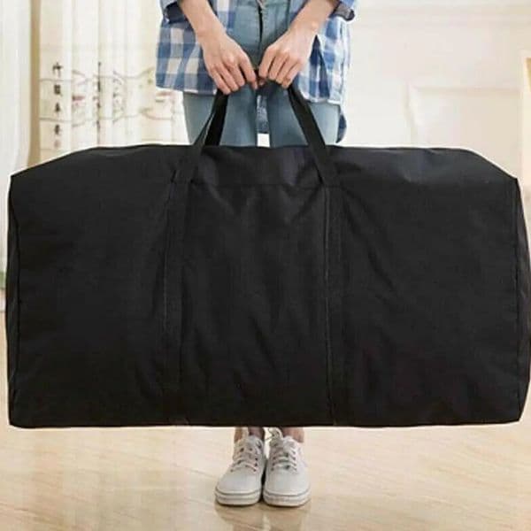 1pc Extra Large Waterproof Moving Luggage Bags Laundry Shopping Bag Non-woven Fabric Cubes 80*48*25cm Home Storage Packing Tool 250107BJ
