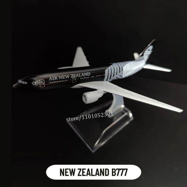 Scale 1 400 Metal Aircraft Replica Zealand Airlines B777 Plane Boeing Airbus Aviation Model Diecast Miniature Collection Toy 250109