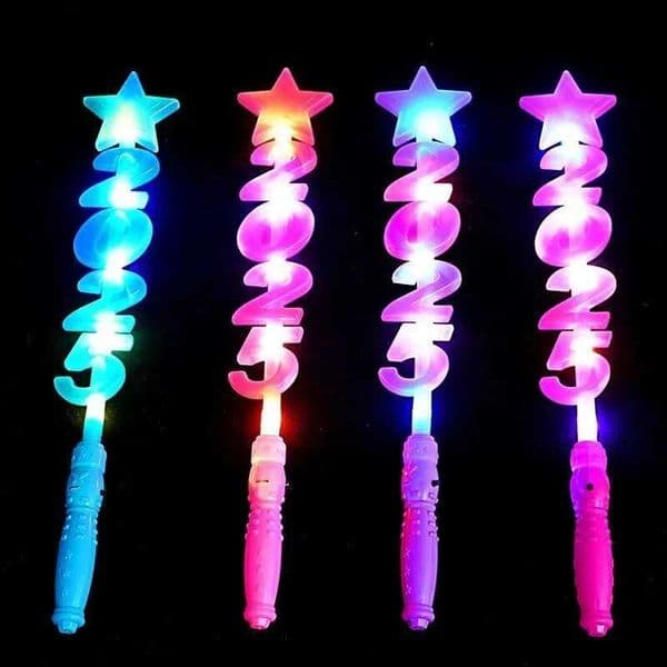LED Light Sticks 2025 New Glow Flashing In The Dark Party Supplies Kids Up Toys For Christmas Year Gift