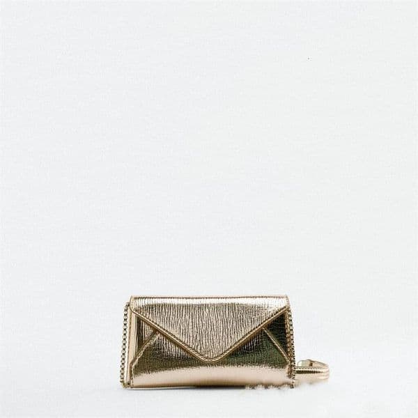 Womens Bag Fashionable Single Shoulder Small Square Bag Mini Chain Envelope Crossbod Bag Women Silver Handbags 250106