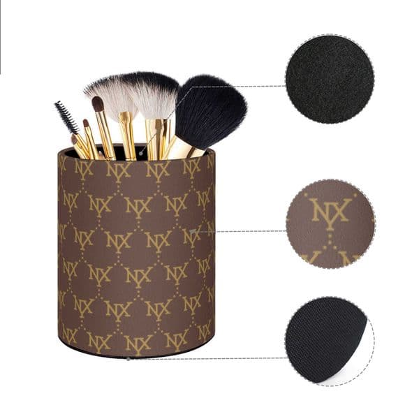 Retro Round Pen Holder Cosmetic Cases Box Makeup Pencil Case Pen Pouch For Wholesale Pencil Case Anti-Lost Cosmetic Bags Cases Box Wallets