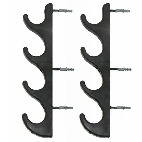 4 Tier Wall Mount Samurai Sword Katana Display Holder Stand Hanger Bracket Rack 250107BJ