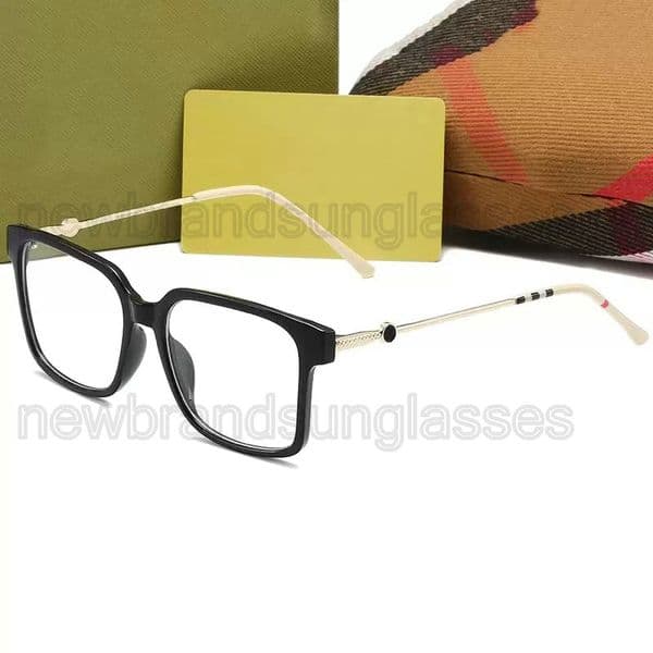 Retro Anti-blue Eyeglass Frames Men Vintage Computer Eyeglasses Men's Glasses Luxury Designer Square Transparent Optical Lenses For Women Eyeglass Frames 6801
