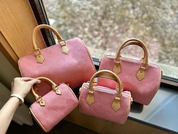 High-grade Designer Tote Speed Shoulder Bags Genuine Leather Fashion Handbags Large Capacity Travel Bags001