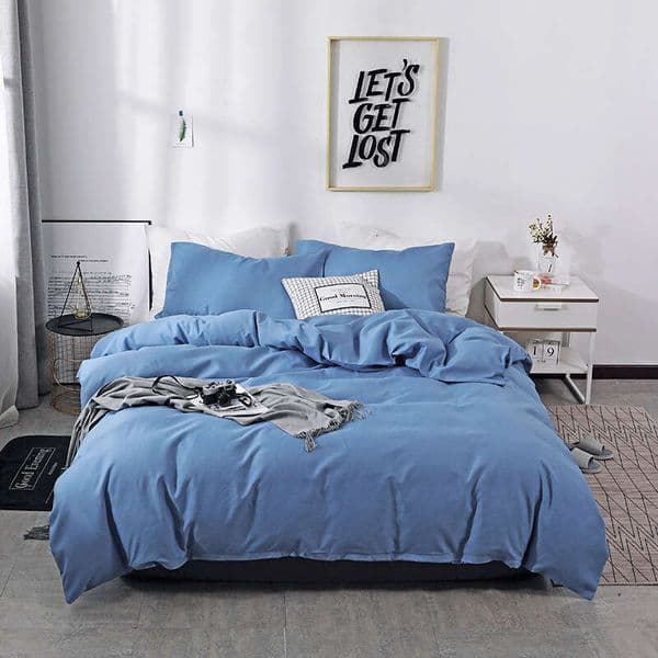 Fitted Sheet Bedspread Flat Sheets Bedding Supplies Matte Three Piece Set Solid Color Can Be Paired With Multiple Sets Of Bed Sheets Bedsheets Pillowcases