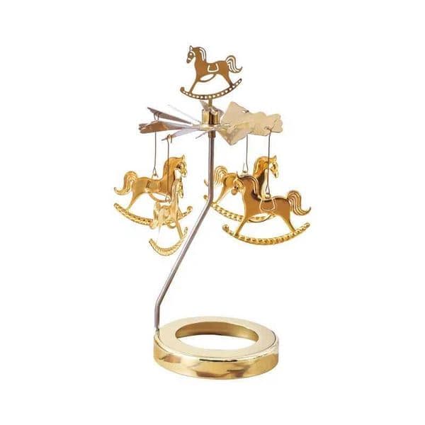 Romantic aromatherapy glass candle cup lid stainless steel carousel candle holder illuminated candle holder decoration M250111