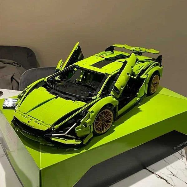 3696pcs Technical Sian Building Blocks Compatible MOC Bricks Model Project for Adults Sports Car Toys for Boys GiftsXJ250102