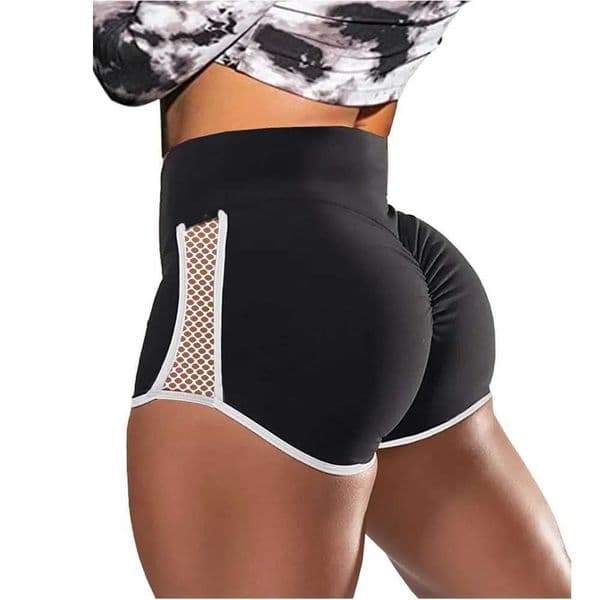 High Waist Sport Shorts Quick-Drying Side Hollow Out Slim Fit Short Multipurpose Women Stretchy Short Run Exercise Yoga ShortsXJ250111