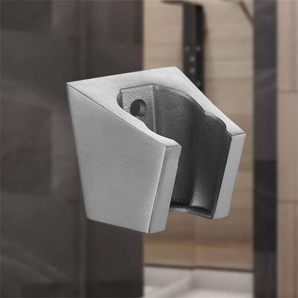 Stainless Steel Hand Shower Head Bracket Shower Head Holder Faucet Sprinkler Fixed Base Adjustable Bathroom Shower Accessories