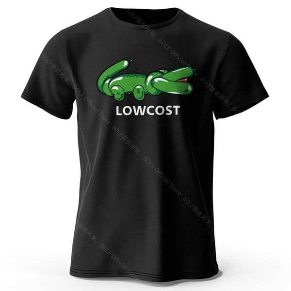 Men Womens 100% Cotton T-shirt The Lowcost Funny Printed Classic Streetwear Y2k Graphic Tees for Men Women Oversize Summer Tops X250113