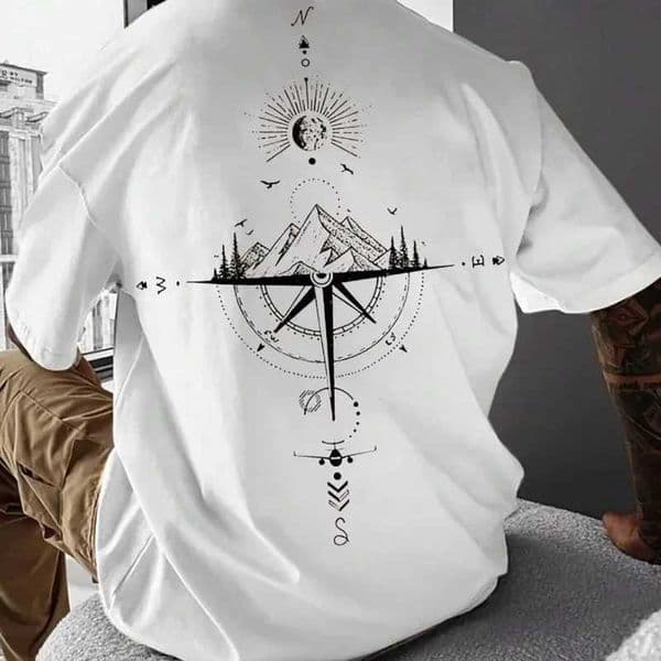 2024 New Summer Mens T-Shirt 3d Printed Short SLeeve Tees Simple Fashion Male Clothing Loose Oversized T-Shirt For Men X2501131