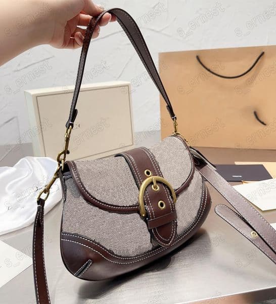 Designer Denim SOHO Underarm Bag Top-handle Bags Women's 2026 New Casual Classyretro Shoulder Crossbody Bag