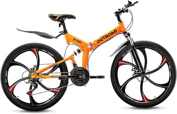 Mountain Bike 26 Inch se mtb Folding Mountain Bike 21 Speed Full Suspension High-Carbon Steel MTB Foldable Bicycle Dual Disc Brake Non-Slip Bikes Road Carbon