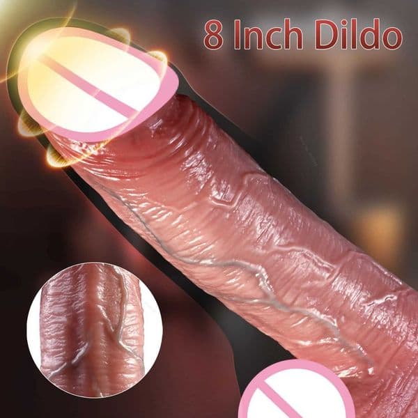 Thrusting Dildo Realistic Penis Strapon Sexy Toy Adult Toys for Couples Sucker Orgasm Soft Silicone Porn in the Real Body Vagina