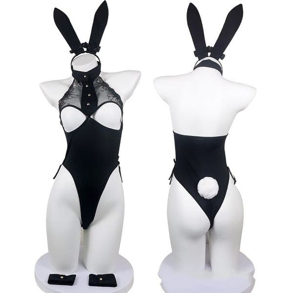 Women's Sleepwear Sexy Lingerie Bunny Girl Uniform Set