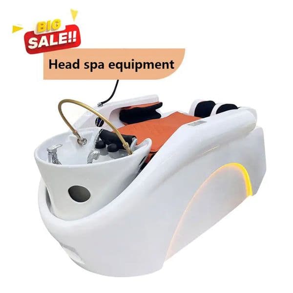 Head Equipment Spa Water Circulation Hair Washing Thai Massage Chair Pedicure Electric Shampoo Bed Shampoo Chair Used Hair Salon Equipment